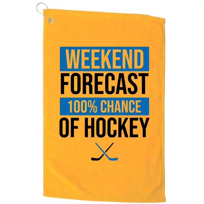 Weekend Forecast Hockey Platinum Collection Golf Towel