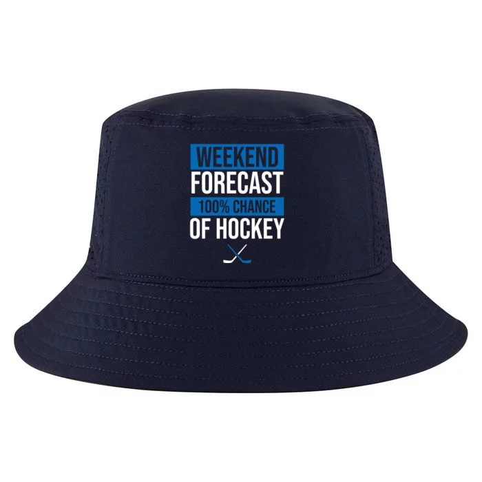 Weekend Forecast Hockey Cool Comfort Performance Bucket Hat