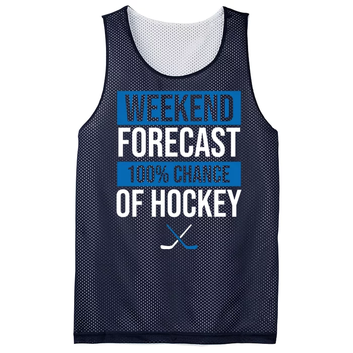 Weekend Forecast Hockey Mesh Reversible Basketball Jersey Tank