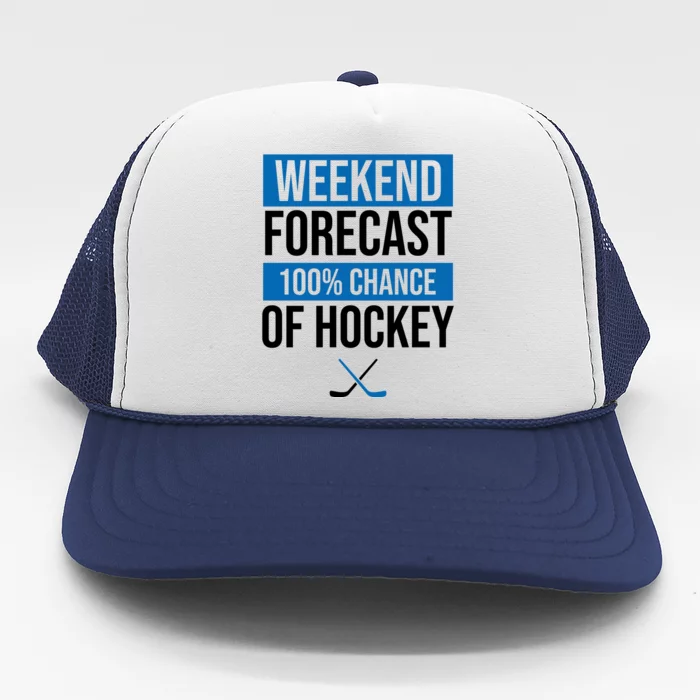 Weekend Forecast Hockey Trucker Hat