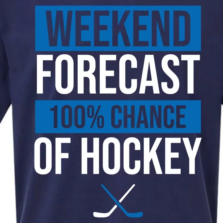 Weekend Forecast Hockey Sueded Cloud Jersey T-Shirt