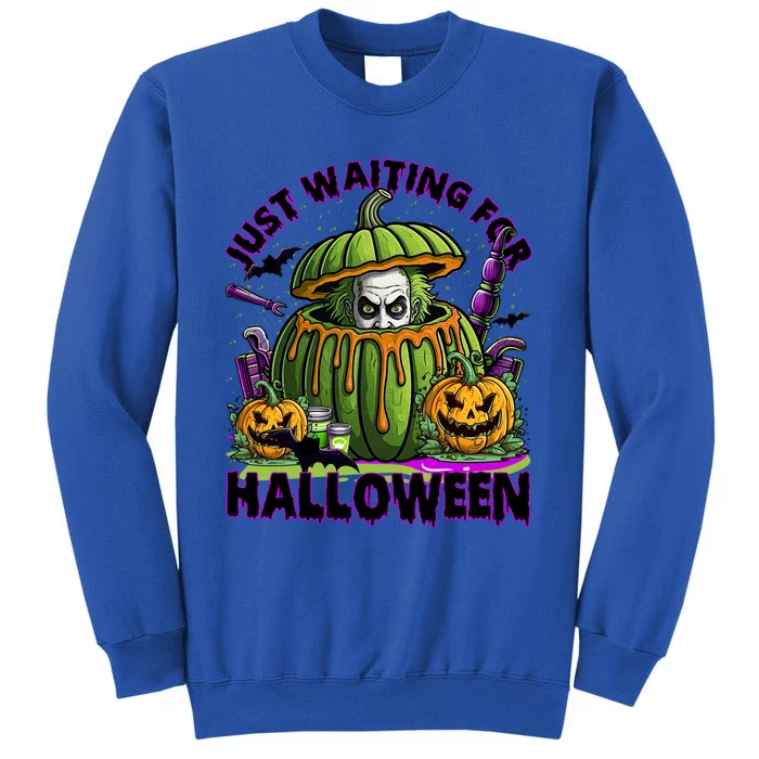 Waiting For Halloween Like Beetle Juice Horror Movie Tall Sweatshirt