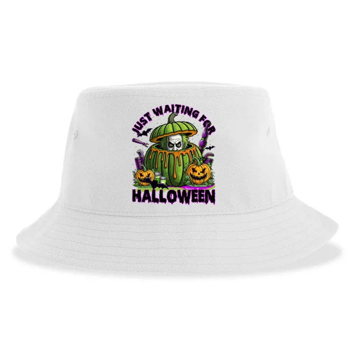 Waiting For Halloween Like Beetle Juice Horror Movie Sustainable Bucket Hat