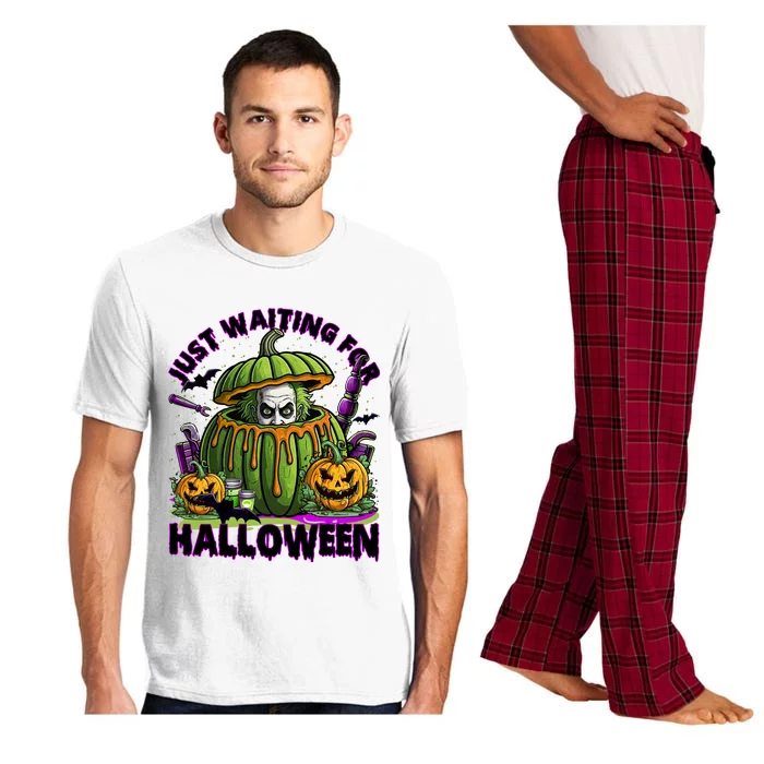 Waiting For Halloween Like Beetle Juice Horror Movie Pajama Set