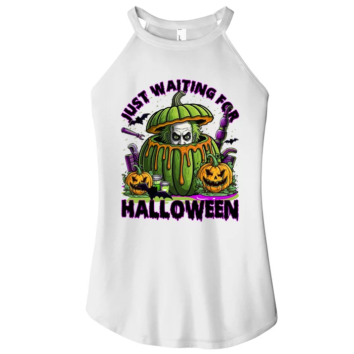 Waiting For Halloween Like Beetle Juice Horror Movie Women’s Perfect Tri Rocker Tank