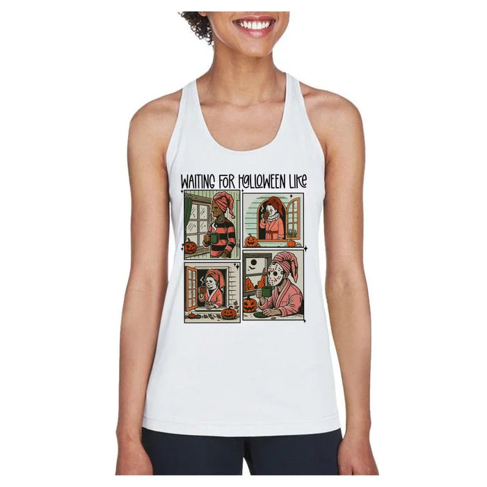 Waiting For Halloween Like Women's Racerback Tank