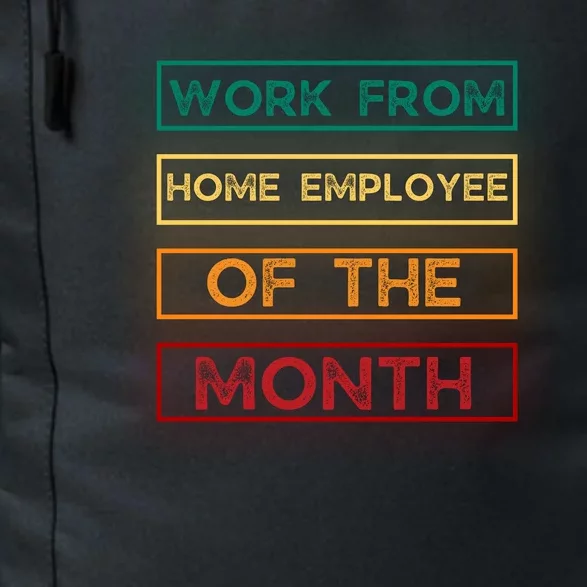 Work From Home Employee Of The Month Retro Daily Commute Backpack