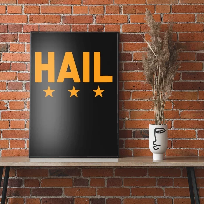 W.A.S.H.I.N.G.T.O.N. Football Hail Poster