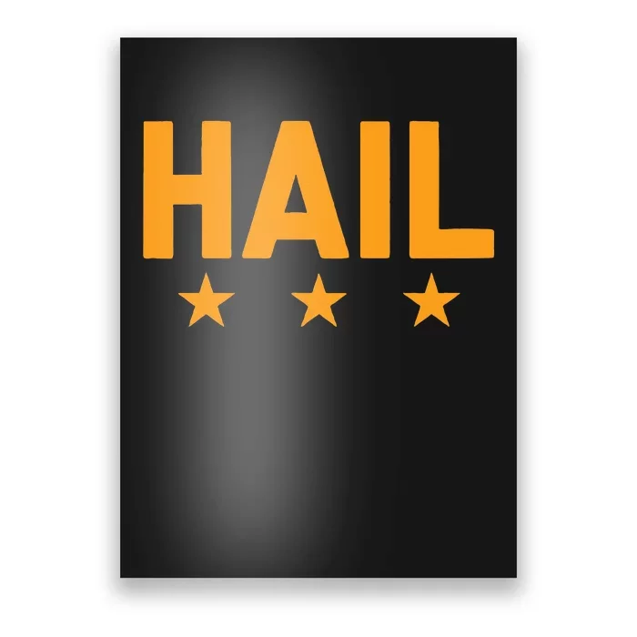 W.A.S.H.I.N.G.T.O.N. Football Hail Poster