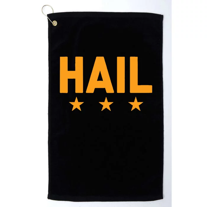 W.A.S.H.I.N.G.T.O.N. Football Hail Platinum Collection Golf Towel