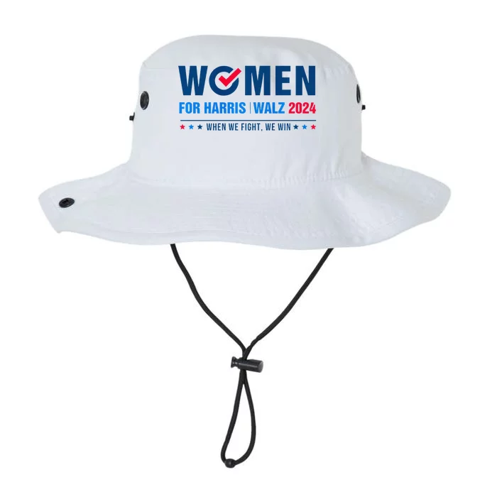 Women For Harris Walz 2024 When We Fight We Win Premium Legacy Cool Fit Booney Bucket Hat