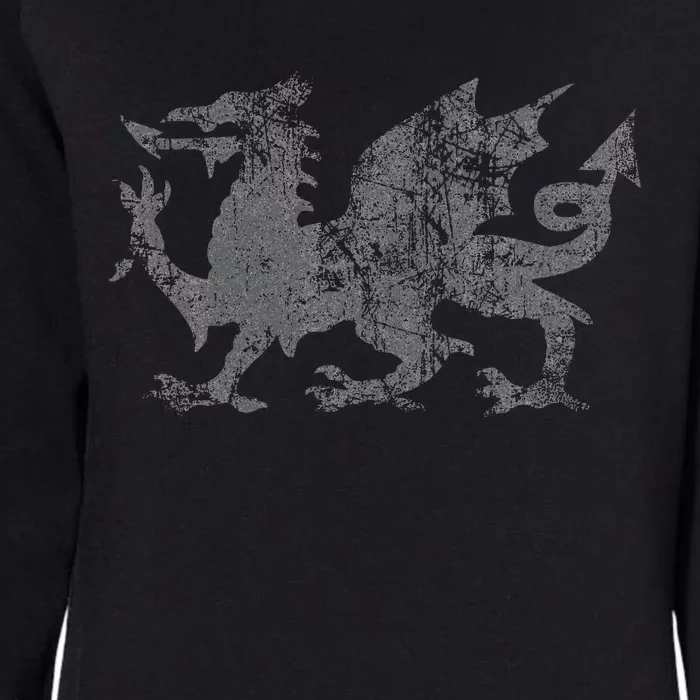 Welsh Flag Heraldry Dragon Welsh Soccer St DavidS Day Wales Womens California Wash Sweatshirt