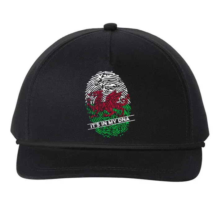 Welsh Flag Its In My Dna Cool Gift Snapback Five-Panel Rope Hat