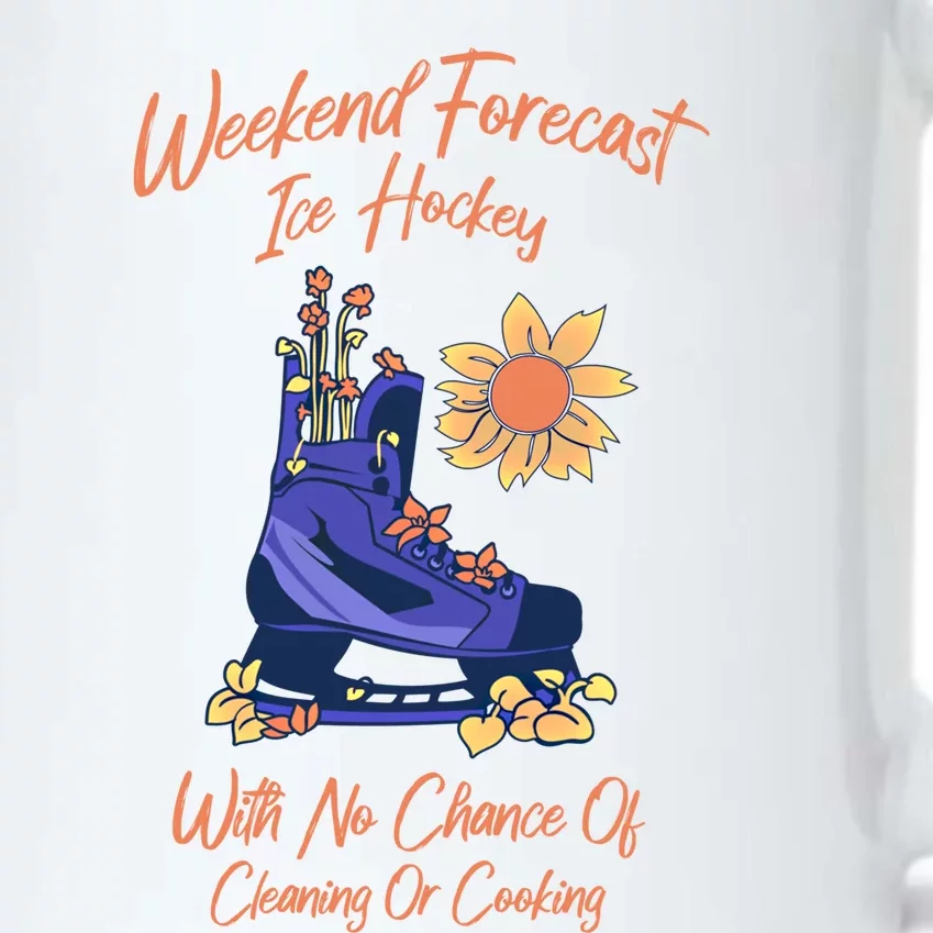 Weekend Forecast Icehockey For Ice Hockey Mom Gift Black Color Changing Mug