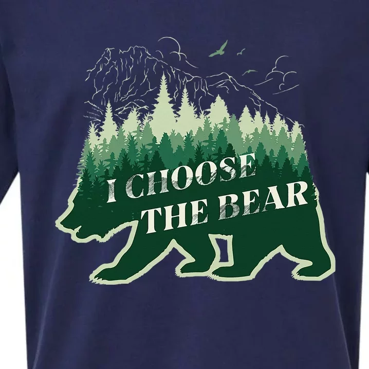 Wild Free I Choose The Bear Forest Soul Sueded Cloud Jersey T-Shirt