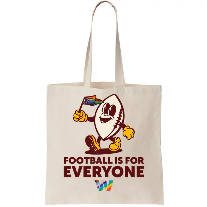 Washington Football Is For Everyone Pride 2024 Tote Bag