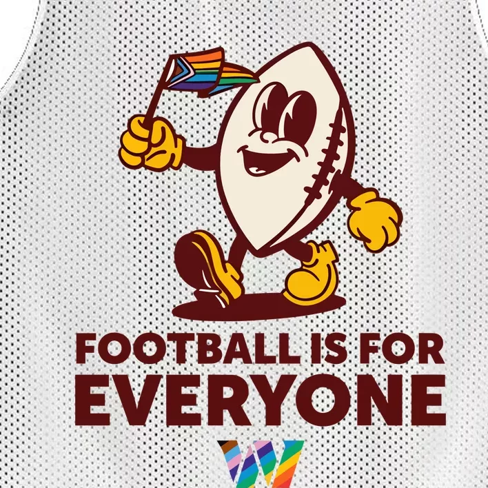 Washington Football Is For Everyone Pride 2024 Mesh Reversible Basketball Jersey Tank