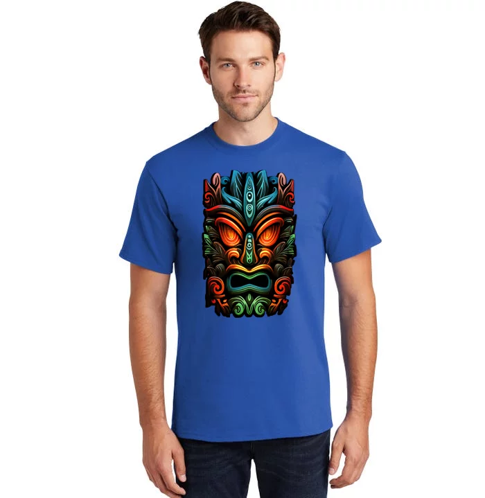 Welcome Fun In The Sun With Our Tropical Tiki Mask Cute Gift Tall T-Shirt