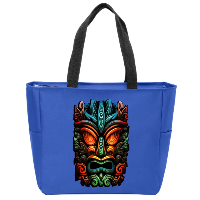 Welcome Fun In The Sun With Our Tropical Tiki Mask Cute Gift Zip Tote Bag