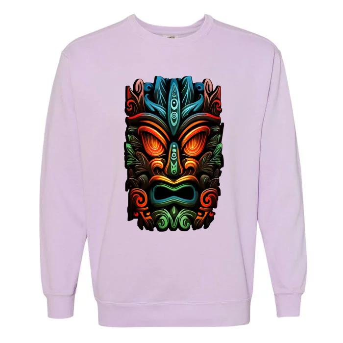 Welcome Fun In The Sun With Our Tropical Tiki Mask Cute Gift Garment-Dyed Sweatshirt