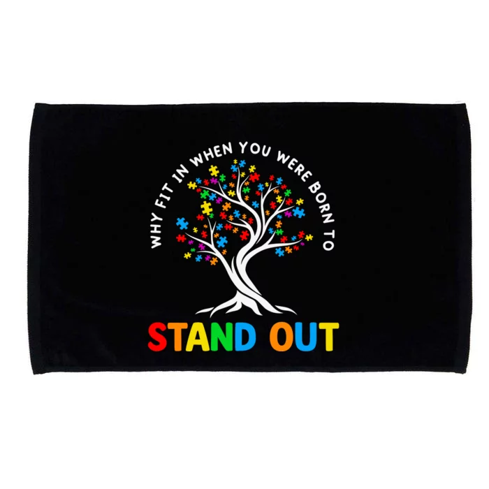 Why Fit In Autism Awareness Microfiber Hand Towel