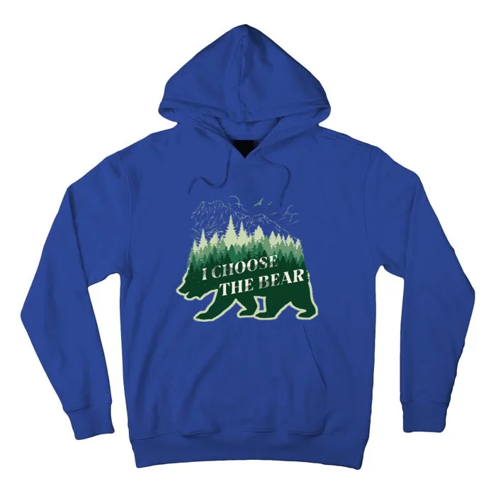 Wild Free I Choose The Bear Forest Soul Tall Hoodie