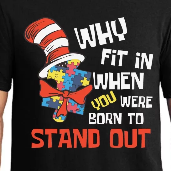 Why Fit In Autism Awareness Pajama Set