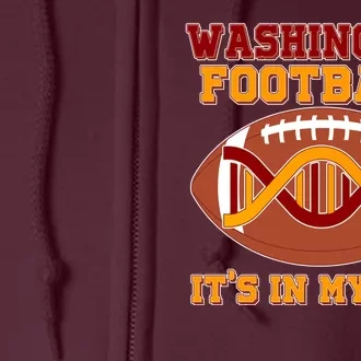 Washington Football It's In My DNA Full Zip Hoodie