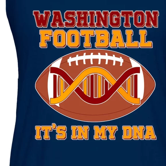 Washington Football It's In My DNA Ladies Essential Flowy Tank