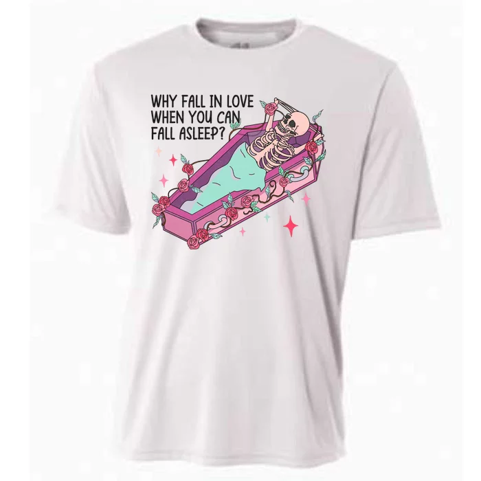 Why Fall In Love Anti Valentines Day Cooling Performance Crew T-Shirt