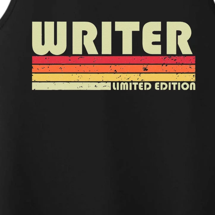 WRITER Funny Job Title Profession Birthday Worker Idea Performance Tank