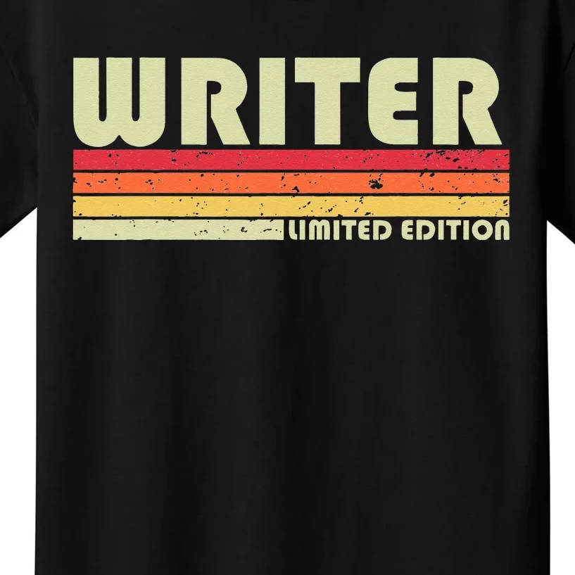 WRITER Funny Job Title Profession Birthday Worker Idea Kids T-Shirt