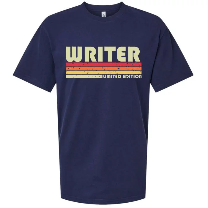 WRITER Funny Job Title Profession Birthday Worker Idea Sueded Cloud Jersey T-Shirt