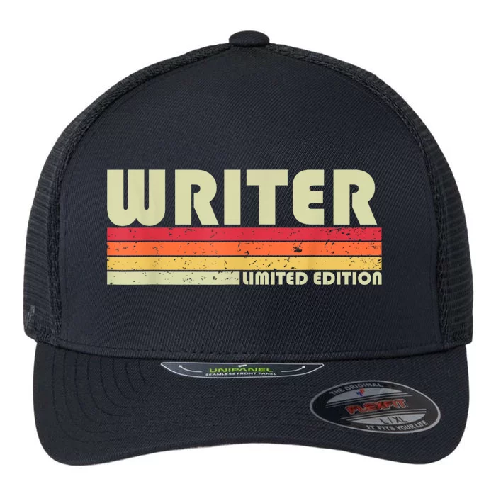 WRITER Funny Job Title Profession Birthday Worker Idea Flexfit Unipanel Trucker Cap