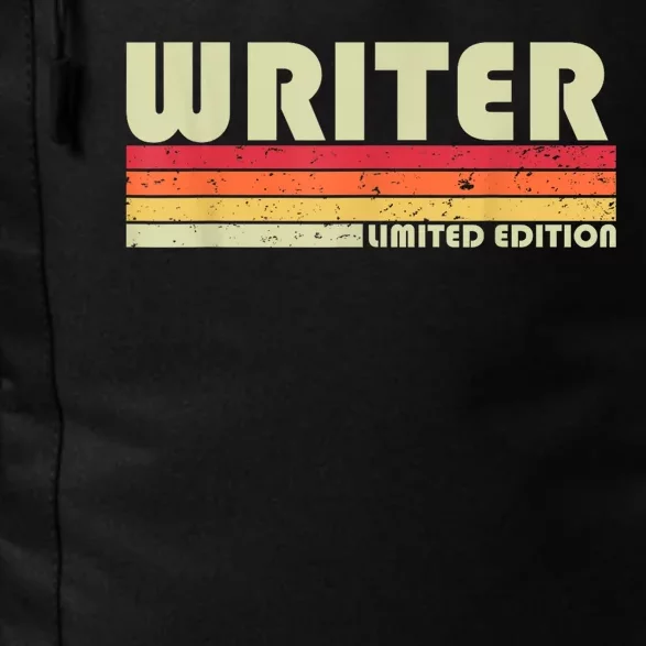 WRITER Funny Job Title Profession Birthday Worker Idea Daily Commute Backpack