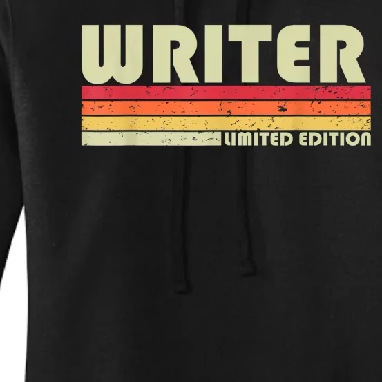 WRITER Funny Job Title Profession Birthday Worker Idea Women's Pullover Hoodie