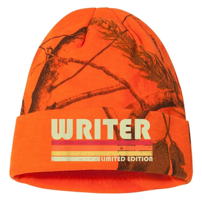 WRITER Funny Job Title Profession Birthday Worker Idea Kati - 12in Camo Beanie