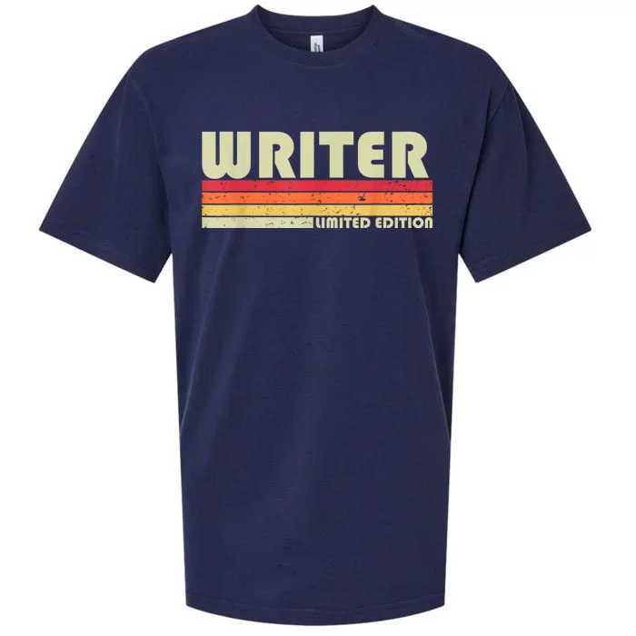 WRITER Funny Job Title Profession Birthday Worker Idea Sueded Cloud Jersey T-Shirt