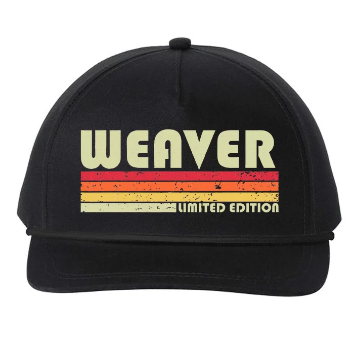 Weaver Funny Job Title Profession Birthday Worker Idea Snapback Five-Panel Rope Hat