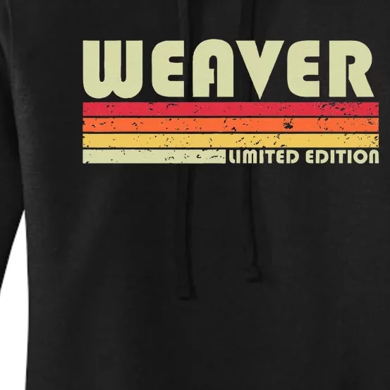 Weaver Funny Job Title Profession Birthday Worker Idea Women's Pullover Hoodie