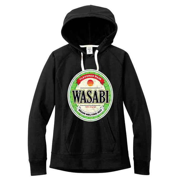 Wasabi Funny Japanese Sushi Condiment Halloween Costume Women's Fleece Hoodie