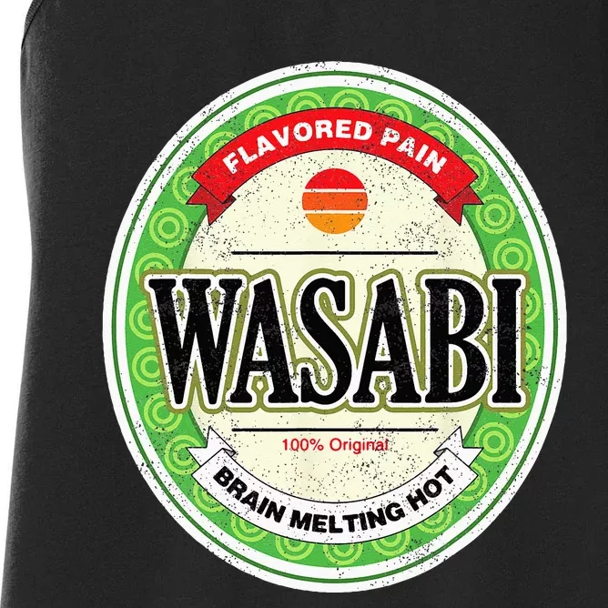 Wasabi Funny Japanese Sushi Condiment Halloween Costume Women's Racerback Tank