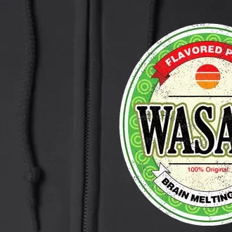 Wasabi Funny Japanese Sushi Condiment Halloween Costume Full Zip Hoodie