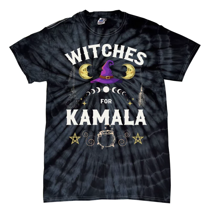 Witches For Kamala Harris Political Election Tie-Dye T-Shirt