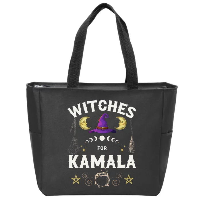 Witches For Kamala Harris Political Election Zip Tote Bag