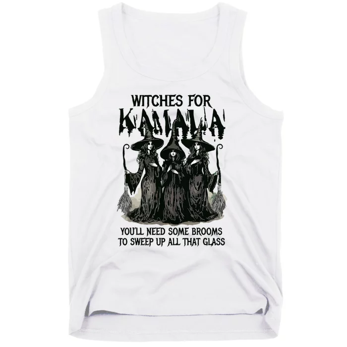 Witches For Kamala YouLl Need Some Brooms To Sweep Up All Tank Top