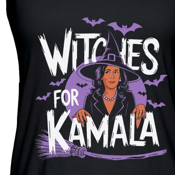 Witches For Kamala Harris Political Election 2024 Ladies Essential Flowy Tank