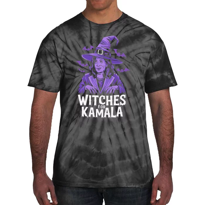 Witches For Kamala Harris Political Election 2024 Tie-Dye T-Shirt