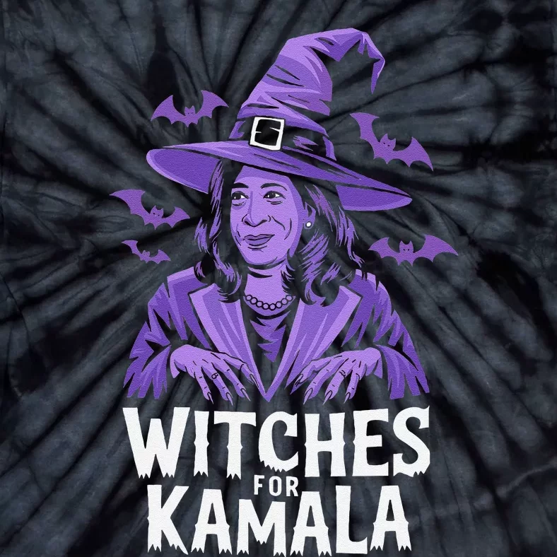 Witches For Kamala Harris Political Election 2024 Tie-Dye T-Shirt