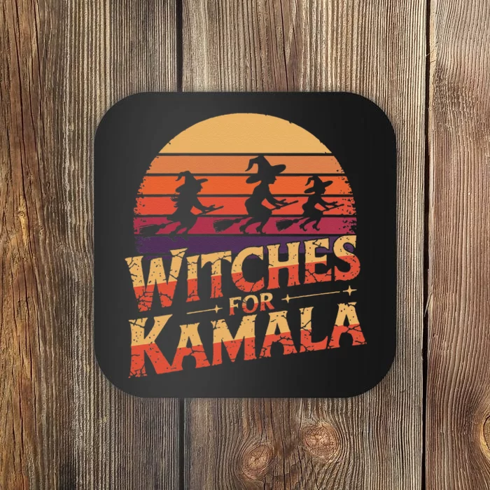 Witches For Kamala Harris Political Election 2024 Coaster